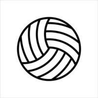 Volleyball-Icon-Vektor-Design-Vorlage einfach und sauber vektor