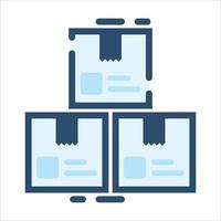 isolerade e-handel tema blå ikoner eps 10 gratis vektorgrafik vektor