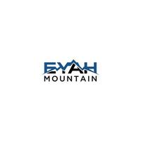 Eyah Mountain-Logo-Schild-Design vektor