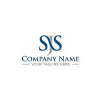 sjs initiales Logodesign für Ihr Unternehmen vektor