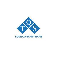 tqs brev logotyp design på vit bakgrund. tqs kreativa initialer brev logotyp koncept. tqs bokstavsdesign. vektor