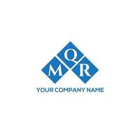 mqr brev logotyp design på vit bakgrund. mqr kreativa initialer brev logotyp koncept. mqr-bokstavsdesign. vektor