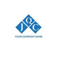 jqc-Brief-Logo-Design auf weißem Hintergrund. jqc kreatives Initialen-Buchstaben-Logo-Konzept. jqc Briefdesign. vektor
