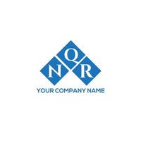 nqr-Buchstaben-Logo-Design auf weißem Hintergrund. nqr kreative Initialen schreiben Logo-Konzept. nqr Briefgestaltung. vektor