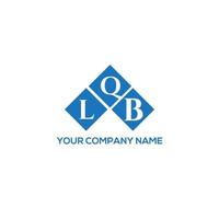 lqb kreative Initialen schreiben Logo-Konzept. lqb brief design.lqb brief logo design auf weißem hintergrund. lqb kreative Initialen schreiben Logo-Konzept. lqb Briefgestaltung. vektor