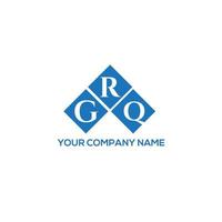 grq brev logotyp design på vit bakgrund. grq kreativa initialer brev logotyp koncept. grq bokstavsdesign. vektor