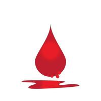 Blut-Logo-Vektor vektor