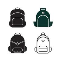 Rucksack-Logo-Design vektor