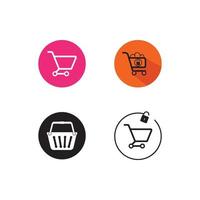 Shopping-Logo-Design vektor