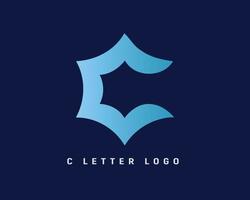 c Typografie-Logo-Design-Vorlage Monogramm und eleganter Logo-Design-freier Vektor