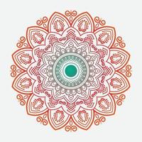 luxuriöser dekorativer geometrischer Mandala-Vektor kostenlos für Mehndi, Ornament, Tätowierung, Kunst, Islam, Blume, Blumen, Zeichnung vektor