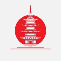 japansk pagod vektor silhuett linje popkonst potrait logo färgglada design. abstrakt vektor illustration. isolerade svart bakgrund för t-shirt, affisch, kläder.