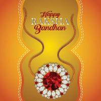 glad raksha bandhan indisk festival bakgrund vektor