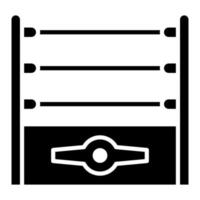 Wrestling-Glyphen-Symbole vektor