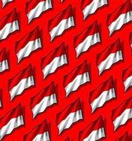 indonesiska flaggan mönster vektor