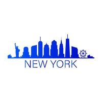 Skyline von New York illustriert vektor