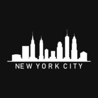 Skyline von New York illustriert vektor