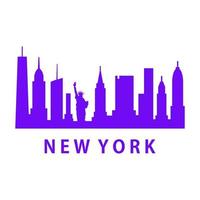 Skyline von New York illustriert vektor