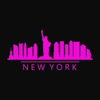 Skyline von New York illustriert vektor