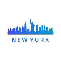 Skyline von New York illustriert vektor