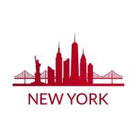 Skyline von New York illustriert vektor