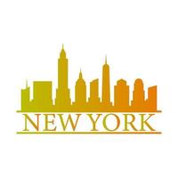 Skyline von New York illustriert vektor