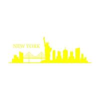 Skyline von New York illustriert vektor