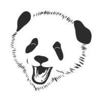 panda vektor skiss
