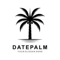 Dattelpalmen-Logo vektor