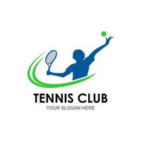 Tennisspieler-Logo vektor