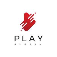 Play-Taste, Media-Player-Logo vektor