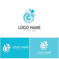 vatten droppe logotyp mall vektor illustration design