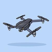 drone tecknad vektorillustration vektor