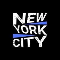 new york city skrivdesign, lämplig för screentryck av t-shirts, kläder, jackor och andra vektor