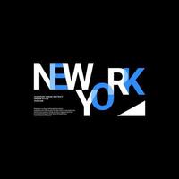 New York City-Schriftdesign, geeignet für den Siebdruck von T-Shirts, Kleidung, Jacken und anderen vektor