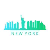 Skyline von New York illustriert vektor