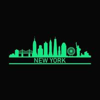 Skyline von New York illustriert vektor