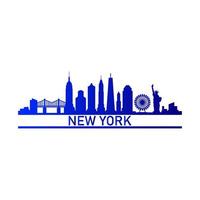 Skyline von New York illustriert vektor