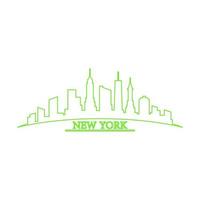 Skyline von New York illustriert vektor