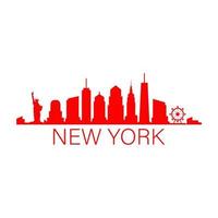 Skyline von New York illustriert vektor