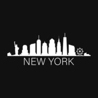 Skyline von New York illustriert vektor