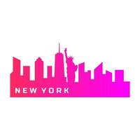 Skyline von New York illustriert vektor