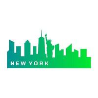 Skyline von New York illustriert vektor