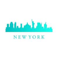 Skyline von New York illustriert vektor