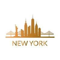 Skyline von New York illustriert vektor