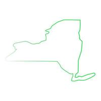 new york karte illustriert vektor