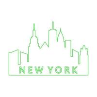 Skyline von New York illustriert vektor