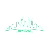 Skyline von New York illustriert vektor