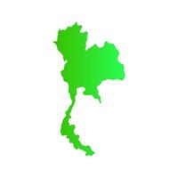 thailand karta illustrerad vektor