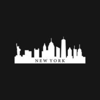 Skyline von New York illustriert vektor